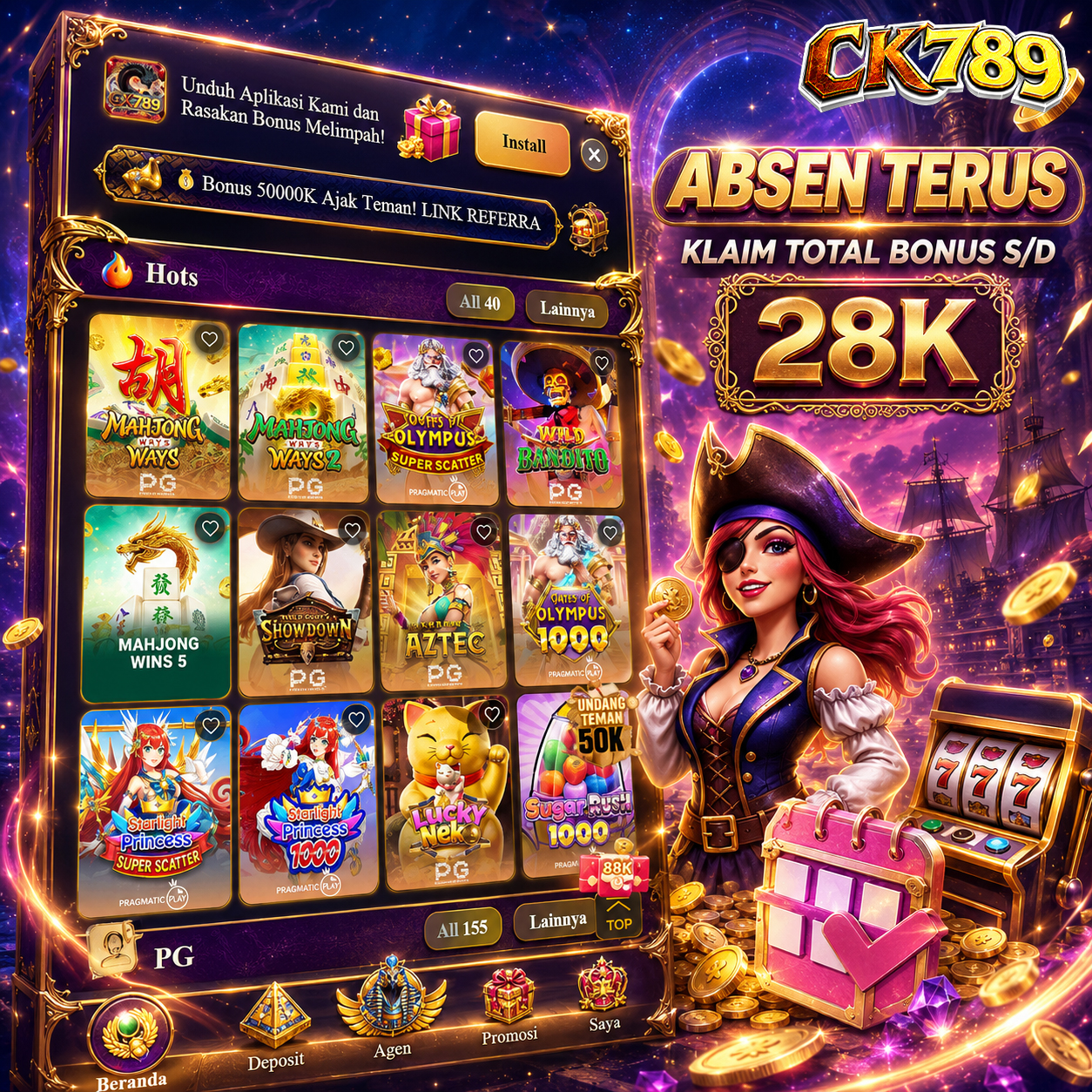 Aplikasi Seluler ck789